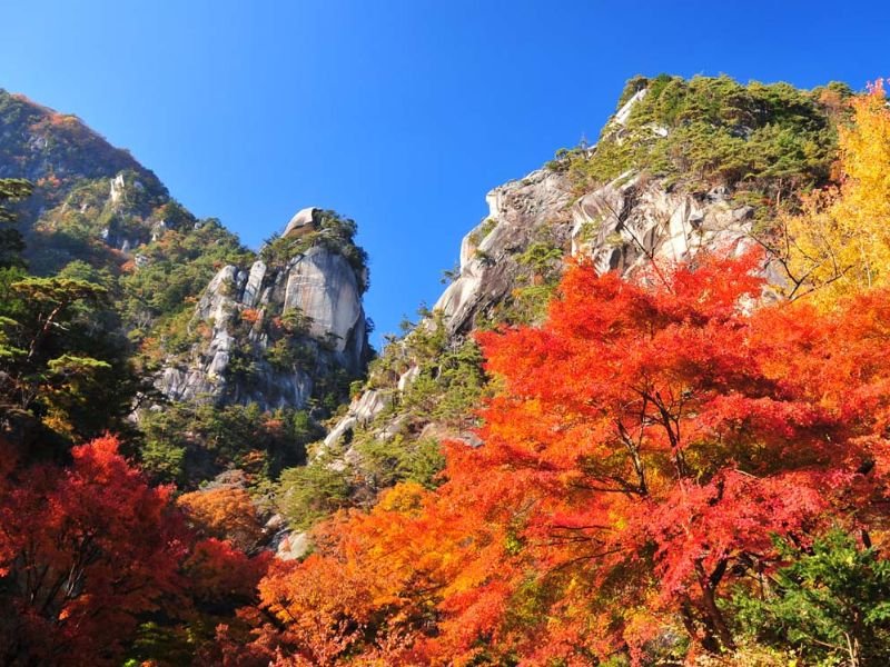 昇仙峡紅葉ハイキング&ワイナリー}